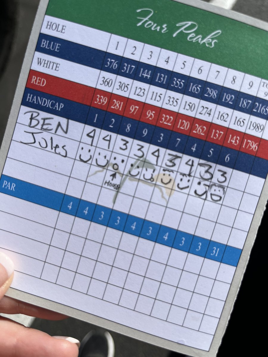 jeboggs's tweet photo. Felt like shit this morning but the hubs convinced me to go out. Only had 1 Oh shit ( I hit a house 🫣) kept my ball the whole round and …no sad or frustrated faces this round. Woohoo! https://t.co/bkho3MF5Rg