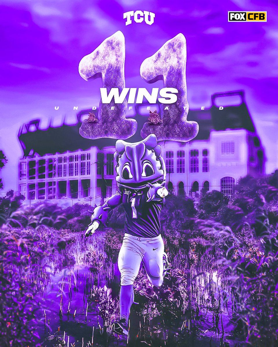 WALK-OFF WIN!!!!! @TCUFootball is 11-0 for the first time since 2010 😈