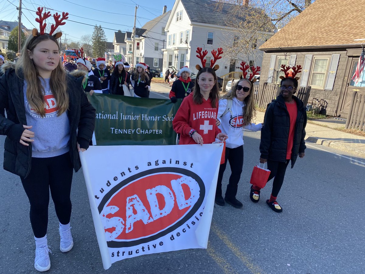 In the holiday spirit thanks to #methuensantaparade and our fabulous PTO!