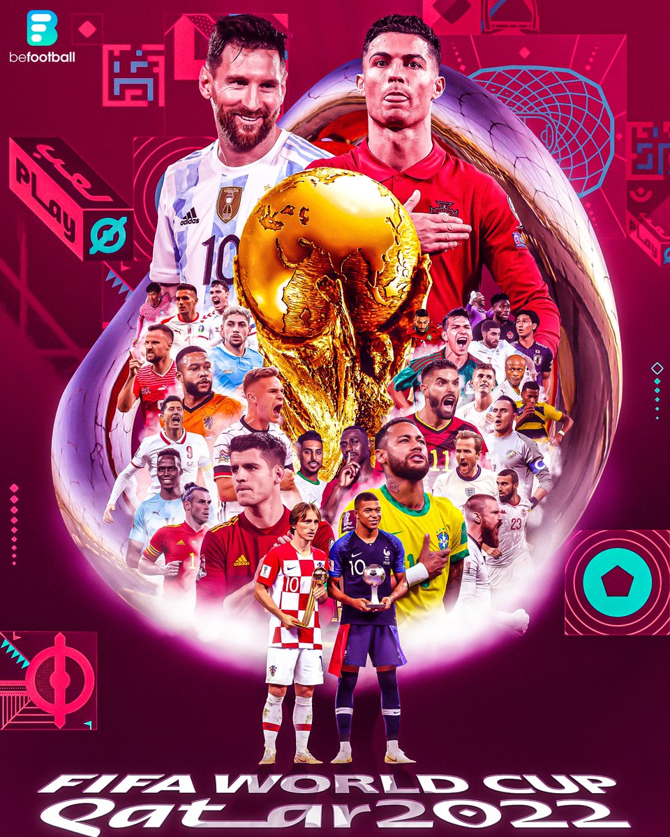 _BeFootball's tweet photo. NOUS Y SOMMES : LA COUPE DU MONDE 2022 DÉMARRE AUJOURD'HUI 🤩 https://t.co/xGyufF2Zb9