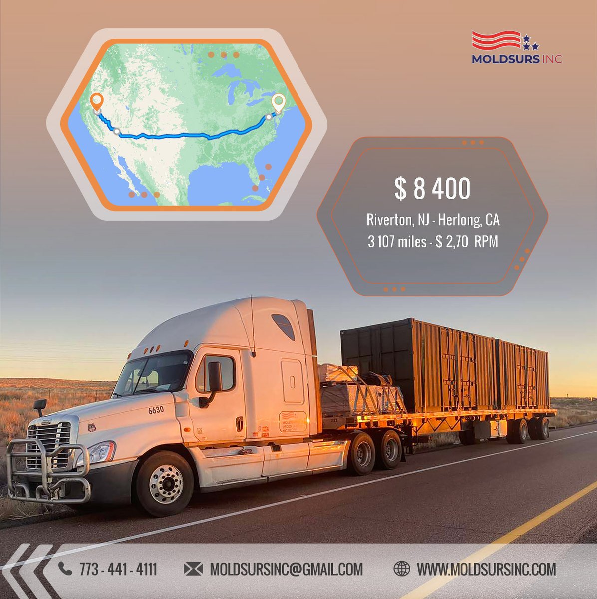 Here we have an excellent performance! 🔥🔥🔥
📞 Call us at: +1 773-441-4111
✉️ Or email us at: moldsursinc@gmail.com
#logistics #logisticssolutions #CDL  #freight  #truckdrivers #owneroperator