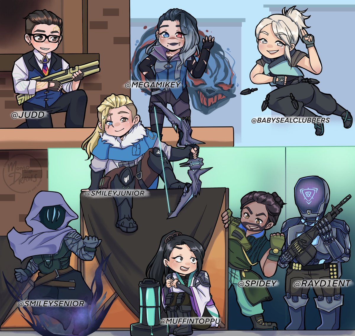 momo_draws's tweet photo. One of the biggest commission pieces I’ve done!! Took me almost a month hehe https://t.co/0Dek7u8v1Y