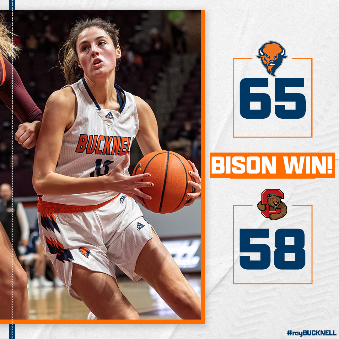Bucknell_WBB's tweet image. BISON WIN!! Gutsy effort on the road to erase a 13-point deficit and take the game over in OT. Cecelia Collins had 22 points, and the bench was enormous, with Isabella King scoring 17 and Remi Sisselman 15. #rayBucknell