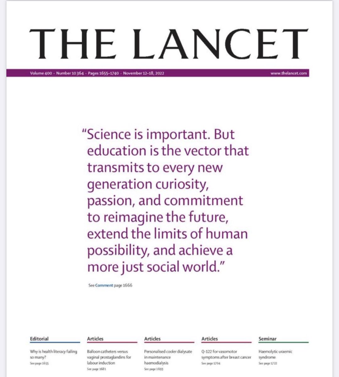 Education should be always our priority