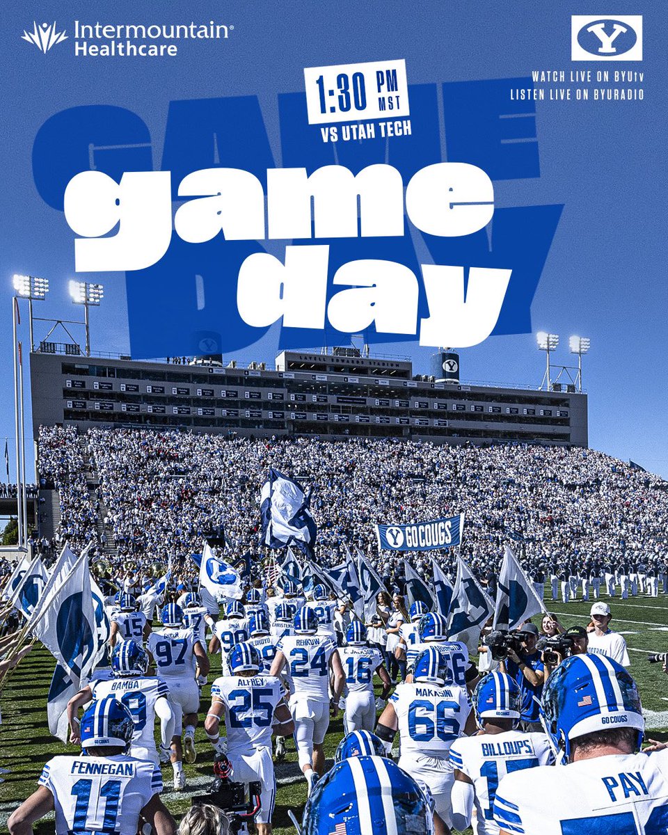 IT'S GAME DAY❕❕

Come support our seniors one last time at LaVell Edwards Stadium 🤙