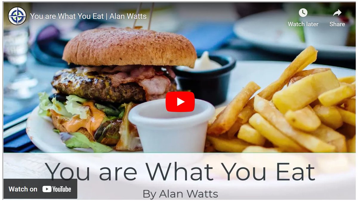 Alan Watts on You are What You Eat
#alanwatts  #awakening  #spiritualfood 

Video - youtu.be/POypvS34NYY