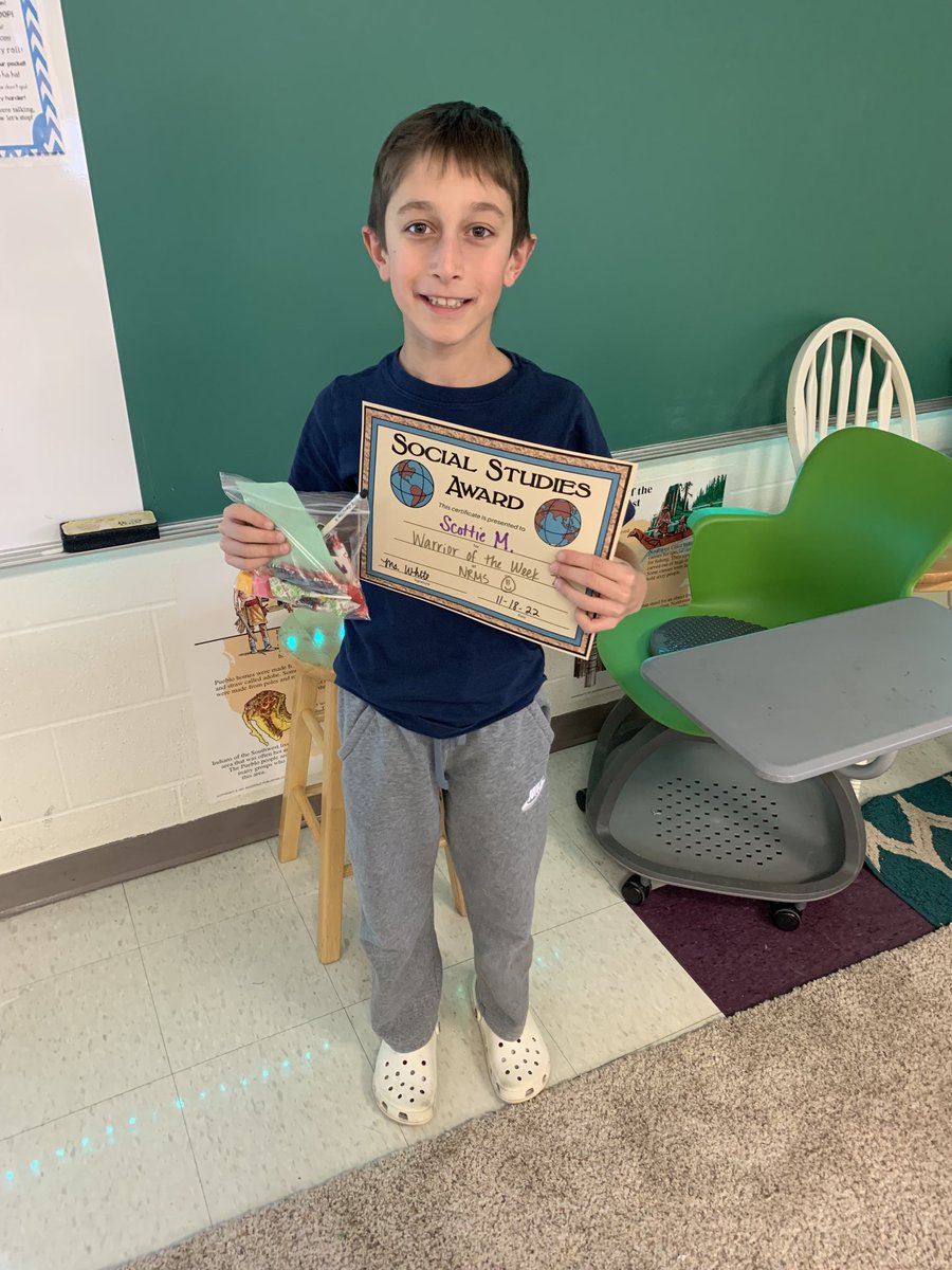 AmyHaraughty's tweet photo. Week 12: Warriors of the Week! Couldn’t be more proud of these rockstars! Awesome examples of kindness, compassion, grit, perseverance, & determination!!
#NRinspiregreat #mavs #NoRoNation #explore5ss #beawarrior #everyday #werisetogether #ouradventure https://t.co/f8ZksvwrOJ