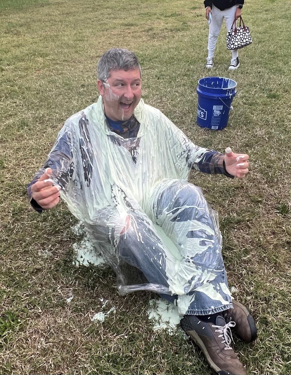 JBMS_WJCC's tweet photo. Due to the tremendous support of our Spider Family, JBMS was able to sell $11,000 worth of goods. As promised, Mr. Littleton was "slimed" to the merriment of all. 🤣 #powerintheweb #wearewjcc https://t.co/s1ySCG5K9A