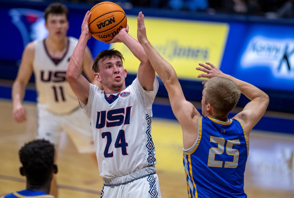Jack Campion didn't have any Division I offers. Then, Southern Indiana called.

Now, the freshman point guard has earned a role as the sixth man and love from the fans for being an "intense dude".

More on <a href="/jackcampion20/">Jack Campion</a>'s journey with <a href="/USI_Basketball/">USI Basketball</a> ⬇️

courierpress.com/story/sports/c…