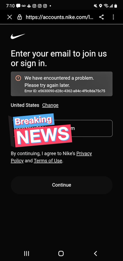 DjVICIOUZ's tweet photo. #SNKRS  logged out and couldn't get back. 45 mins later still can't log in.
Bullshit....  and no one does anything about it.   Just move one while the bots buying up everything.... https://t.co/rii3lVcZwV