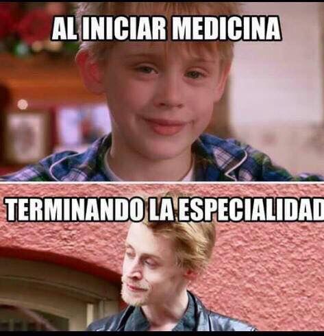 Si empezás a estudiar a los 18 + 1 de CBC + 6 de carrera + 1 de internado rotatorio + 4 de residencia básica + 2 de beca postbásica... A los 32  sos especialista. No es magia, son muchas horas de guardia y estudio. 
#masrespeto