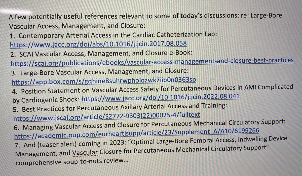 agtruesdell's tweet photo. @Pooh_Velagapudi @ACCinTouch @SCAI @DNFeldmanMD @YSCastroMD @mphillips1503 @HadyLichaaMD @DrDamluji @SahoorKhan @RajTayalMD @adityadoc1 @Babar_Basir @SanChris999 @skilicmd @BrentonBauerMD @Umair2017 @_WayneBatchelor @FrederickWelt @nbwiggins @UjjwalRastogiMD 👍Some potentially useful relevant follow-on resources👇… https://t.co/eZZeZVHDOn