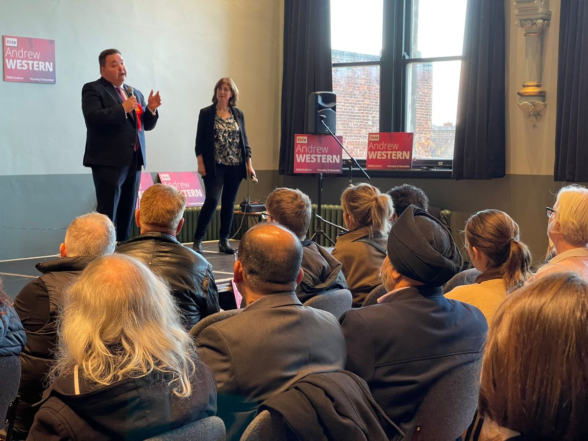 Andrew Western MP (@andrewhwestern) on Twitter photo Thrilled to launch our campaign for Stretford and Urmston this afternoon.
Thank you to every member who filled the hall. Special thanks to <a href="/AngelaRayner/">Angela Rayner</a> <a href="/AndyBurnhamGM/">Andy Burnham</a> and <a href="/LucyMPowell/">Lucy Powell MP</a>. <a href="/GwynneMP/">Andrew Gwynne MP</a> and <a href="/JeffSmithetc/">Jeff Smith</a> for their support and friendship. Thrilled to launch our campaign for Stretford and Urmston this afternoon.
Thank you to every member who filled the hall. Special thanks to <a href="/AngelaRayner/">Angela Rayner</a> <a href="/AndyBurnhamGM/">Andy Burnham</a> and <a href="/LucyMPowell/">Lucy Powell MP</a>. <a href="/GwynneMP/">Andrew Gwynne MP</a> and <a href="/JeffSmithetc/">Jeff Smith</a> for their support and friendship.