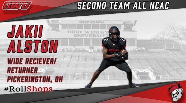 Second Team All NCAC Special Teams
#RollShops