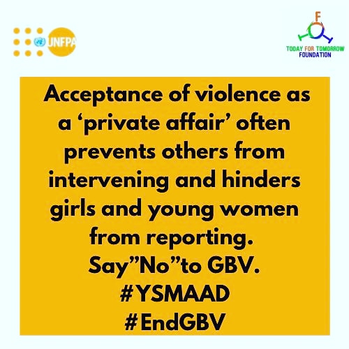 # UNFPA Nigeria # YSMAAD # TFT foundation # WELeadSHRH # End GBV # SRHR Smoh