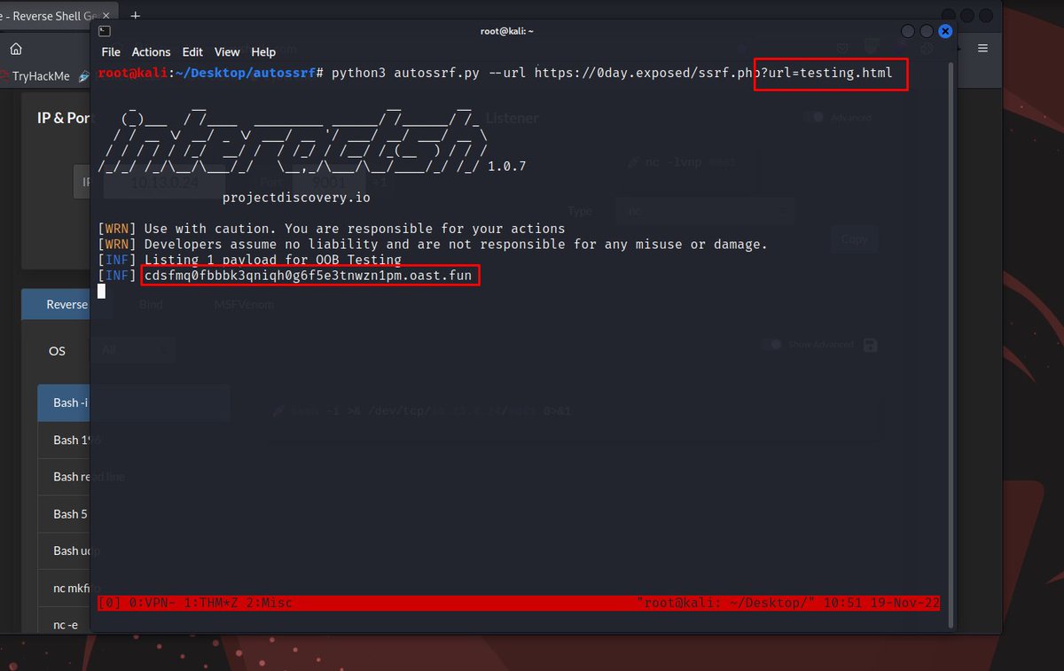 autoSSRF (Automatic SSRF Testing)
-
Smart fuzzing on relevant SSRF GET parameters and Context-based dynamic payload generation
-
Repo: github.com/Th0h0/autossrf
-
Creator: <a href="/Th0h0/">Thomas Houhou</a> 
-
-
#CyberSecurity #bugbountytips #infosec #CTF #tools