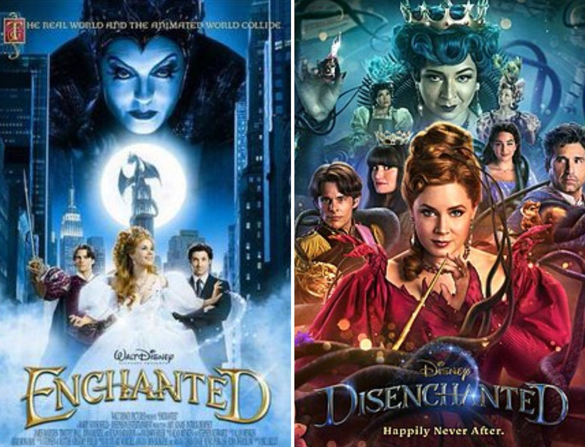 tiggtag's tweet photo. Saturday double feature: Enchanted and Disenchanted https://t.co/Q5Wsqfjo6X
