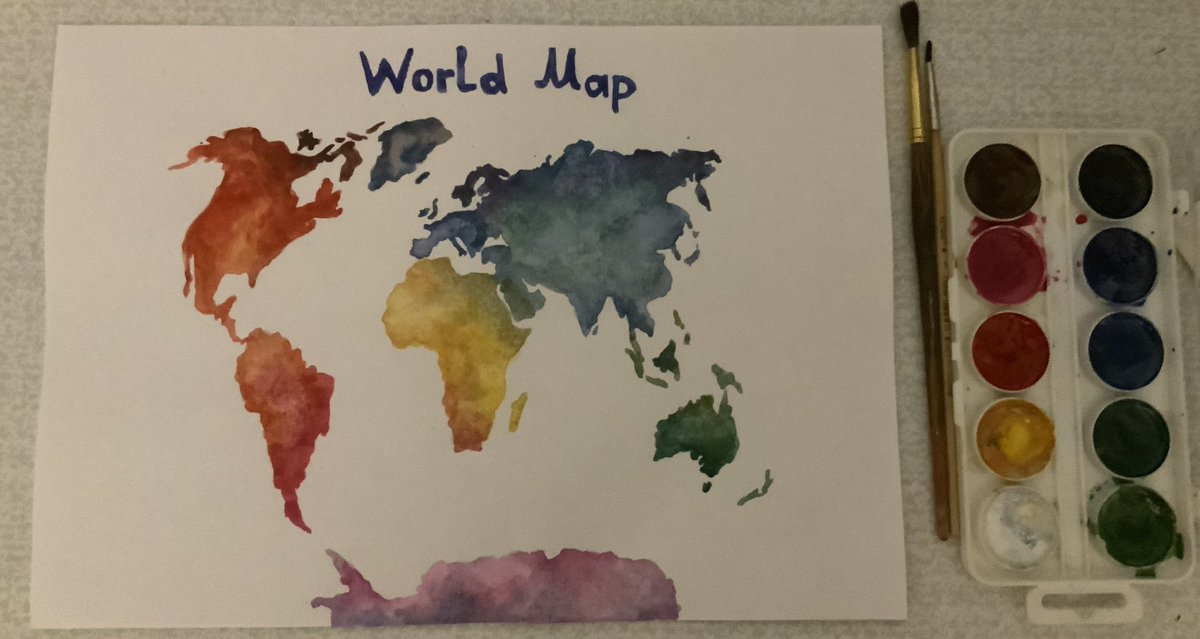 twgsbs's tweet photo. Day without computer for #30DayMapChallenge 
The art mapping with the cheapest paints🥹It was nice to paint again after a break https://t.co/HuZPfP4J7E