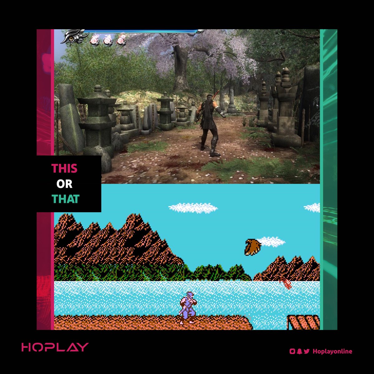 الفرق بين الصورتين 23 سنة للعبة Ninja Gaiden !  | شو رايكم في سلسة Ninja Gaiden  وهل تفضلوا الالعاب القديمة ولا الجديدة ؟