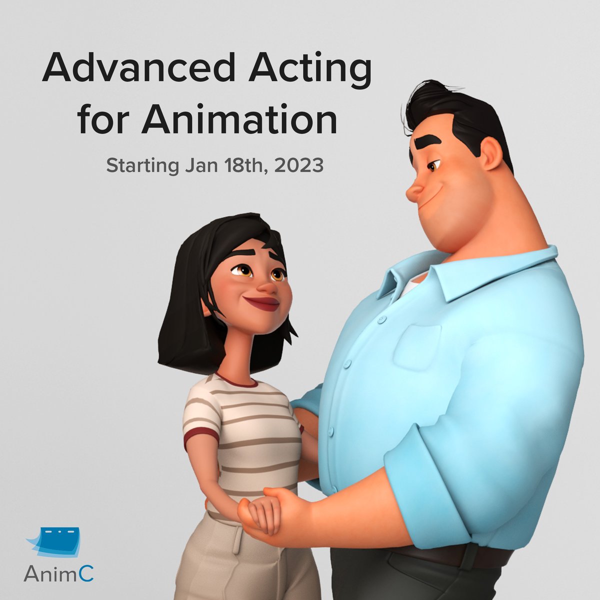Come level up your reel with Pixar Animator Victor Navone! Starting in January, this online workshop is designed to enhance your acting skills &amp; help you create shots for an awesome reel. 

Register here: animc.com/classes/curren…

Rigs by <a href="/ProRigsLLC/">ProRigs</a>