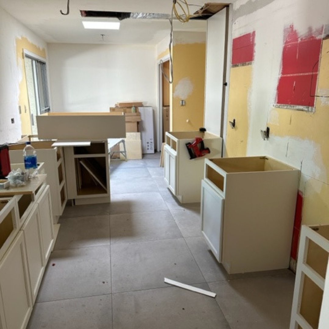 LJacobsenDesign's tweet photo. The cabinetry arrived on our remodel but needs to be painted and installed. Much to do yet, but it is coming along. 
#remodel #remodelexpert #kitchen #kitchenremodel #kitchendesignexpert #AZinteriordesigner https://t.co/nrt80QMrd9