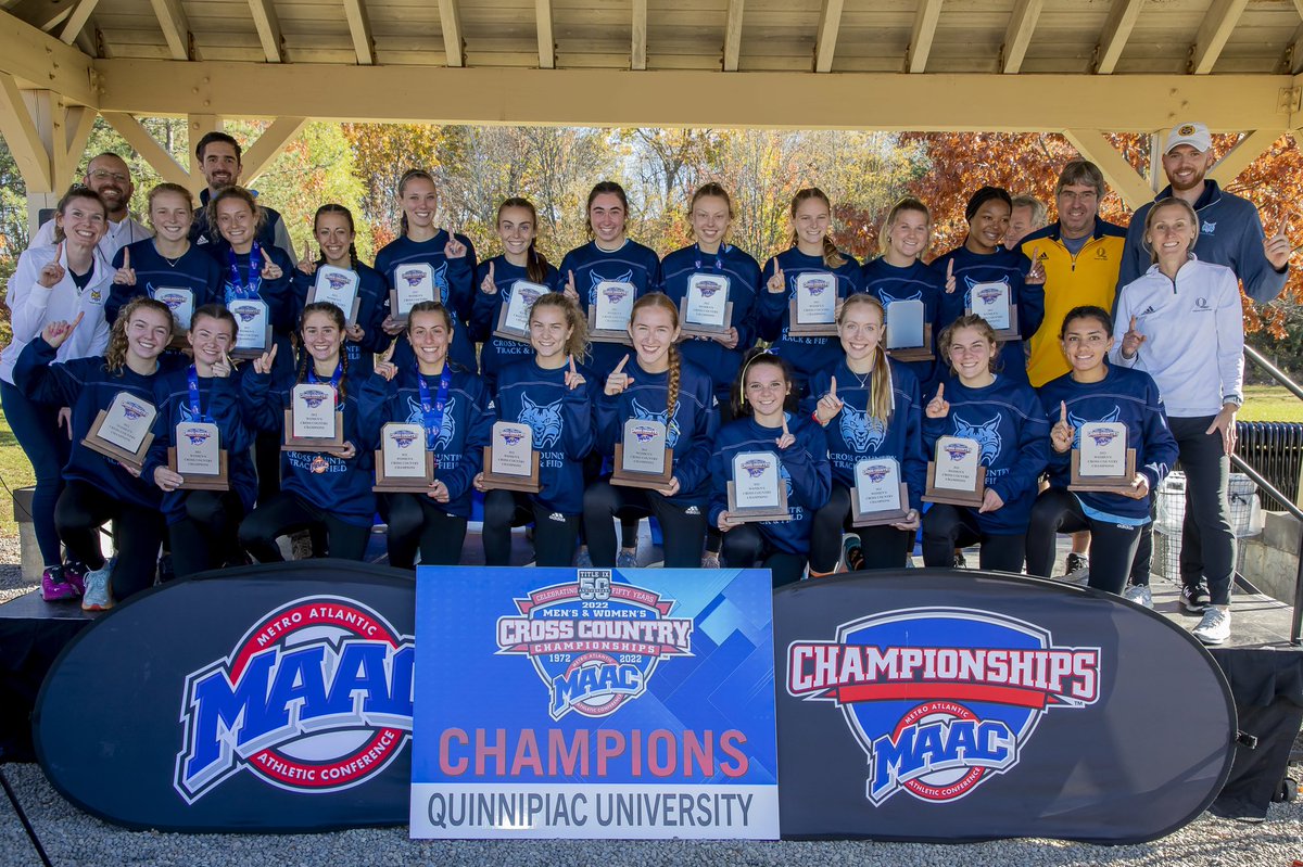 MetroConfSports's tweet photo. .@QUAthletics this fall:

🏆 @QU_TFXC 
🏆 @QU_WSOC 
🏆 @QU_MSOC 
❓ @QU_WVB 

#MAACSports x #MAACVB https://t.co/r220qvq89m