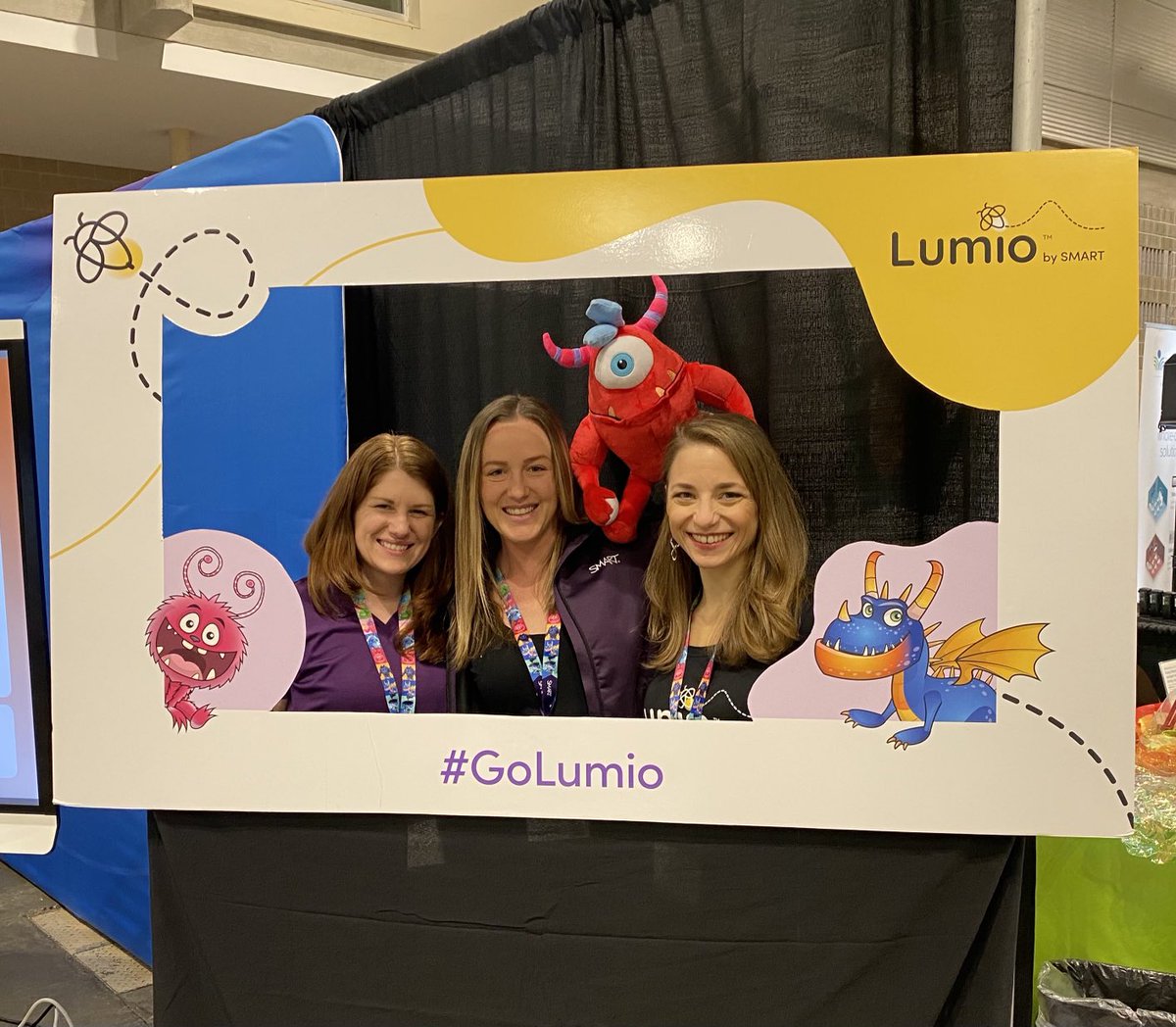 If you’re at ⁦@CommonGroundMD⁩, stop by the ⁦@SMART_Tech⁩⁩ booth to take your glamour shot with our ⁦@LumioSocial⁩ Photo Booth! #CGMD22 #edtech #education #goLumio