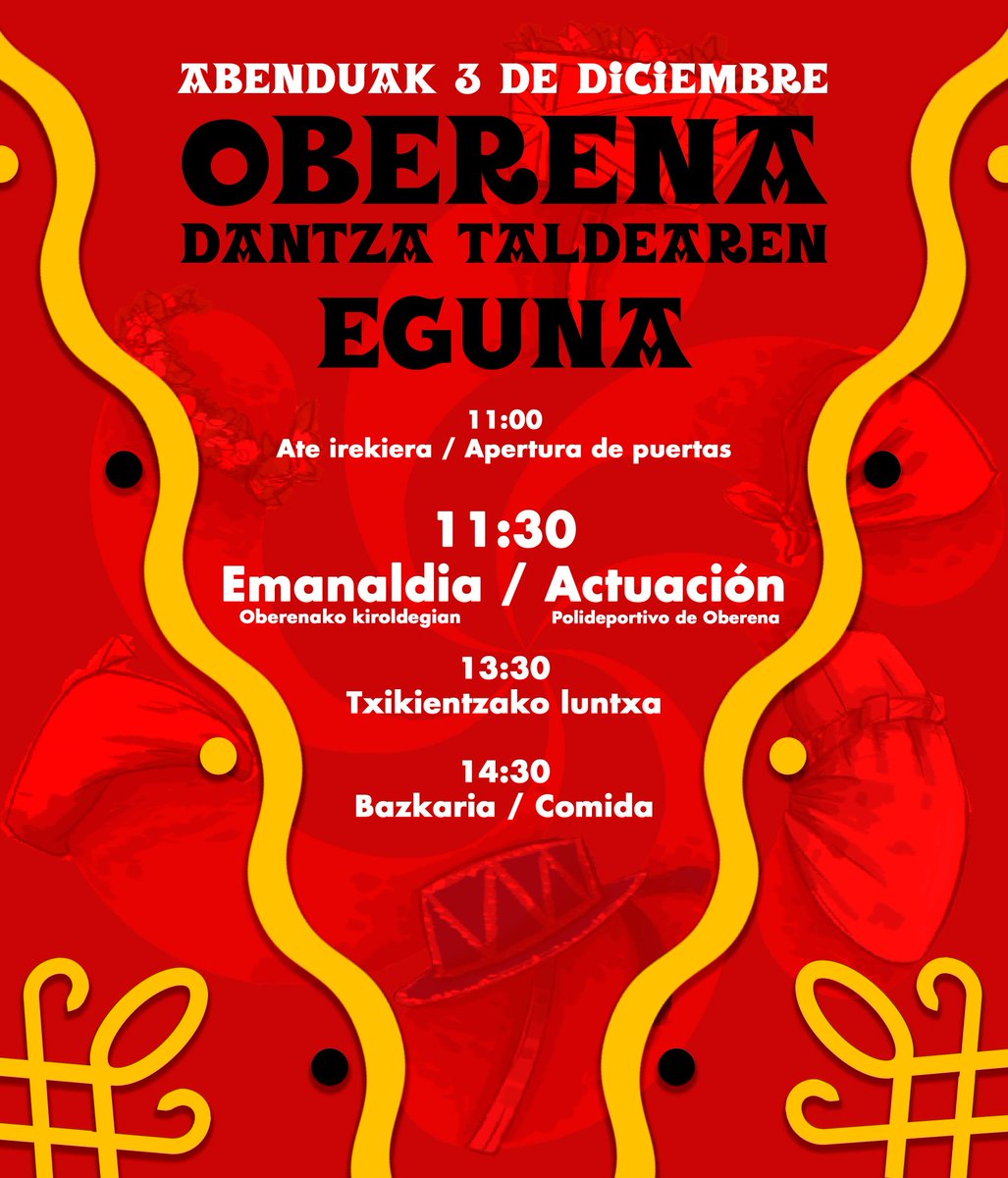Oberena dantza taldearen eguna badator!!

#OberenaDT