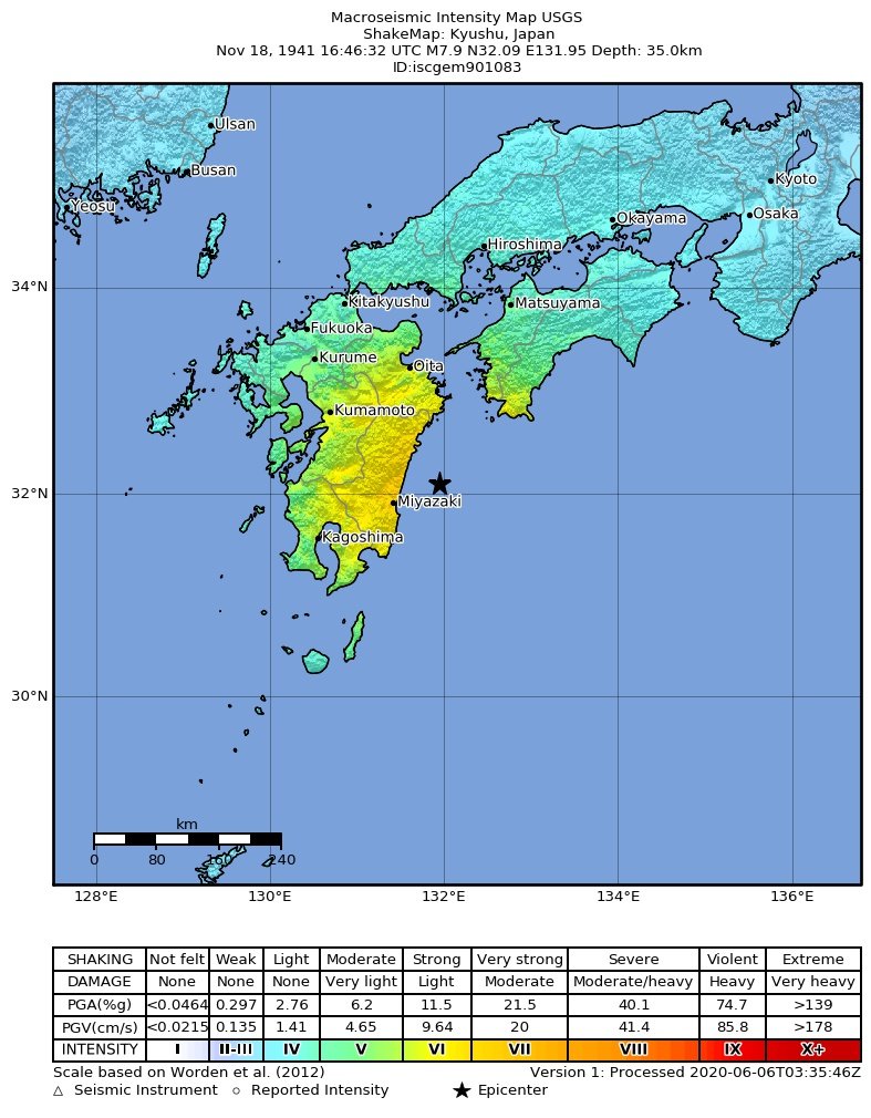 18 November 1991 16:47 UT (1:47 of 19th LT)
Mw8.0 #earthquake struck offshore Miyazaki, eastern Kyushu (Japan), triggering a #tsunami that killed 3 people. Felt as far as south Honshu.
https://t.co/rArUnWFZTd
https://t.co/9fppElD14y
https://t.co/u2r1WRN7js
https://t.co/3EzTqU4gQh https://t.co/miNcNS5YYF