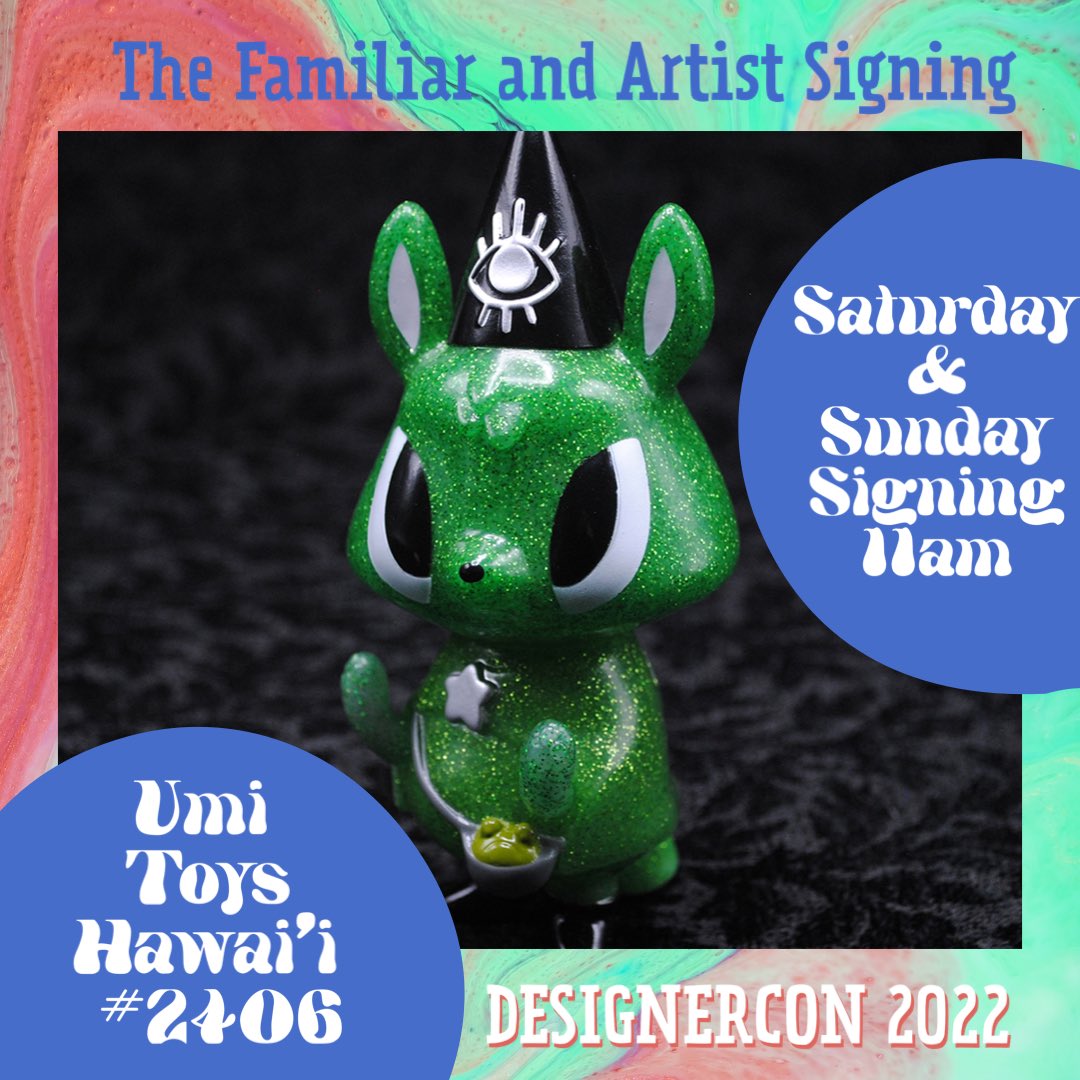 Signing happening today and tomorrow in the <a href="/umitoyshawaii/">Umi Toys Hawai'i</a> booth at 11am both days!