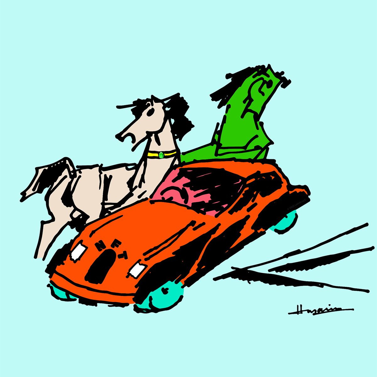 DualPowerNFT of the iconic horses of the artist MF Husain 'DualPower' is scheduled to drop on Nov. 22nd 2022 at 8:00am EST. DualPower is a drop of 3333 NFTs on Ethereum blockchain with traits and colors getting ready for your mint.

2/5