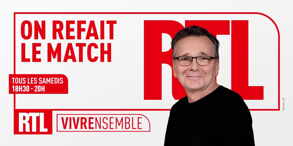 RTLSport (@rtlfoot) on Twitter photo 𝗖𝗔𝗦𝗧𝗜𝗡𝗚 𝗗𝗨 𝗝𝗢𝗨𝗥 ⚽️
Autour de <a href="/COllivier61/">Christian Ollivier</a>
▪️ <a href="/framanardo/">François Manardo</a>
▪️ <a href="/Pauwels81555773/">Pauwels</a>
▪️ <a href="/gillesverdez/">Gilles Verdez</a>
▪️ <a href="/XavBarretFoot/">Xav BARRET</a>
▪️ <a href="/C1ndy9/">m1l0sl0v3</a>
⌚️𝟭𝟴𝗵𝟯𝟬-𝟮𝟬𝗵𝟬𝟬
LE DIRECT📲 rtl.fr/direct
#Qatar2022 𝗖𝗔𝗦𝗧𝗜𝗡𝗚 𝗗𝗨 𝗝𝗢𝗨𝗥 ⚽️
Autour de <a href="/COllivier61/">Christian Ollivier</a>
▪️ <a href="/framanardo/">François Manardo</a>
▪️ <a href="/Pauwels81555773/">Pauwels</a>
▪️ <a href="/gillesverdez/">Gilles Verdez</a>
▪️ <a href="/XavBarretFoot/">Xav BARRET</a>
▪️ <a href="/C1ndy9/">m1l0sl0v3</a>
⌚️𝟭𝟴𝗵𝟯𝟬-𝟮𝟬𝗵𝟬𝟬
LE DIRECT📲 rtl.fr/direct
#Qatar2022
