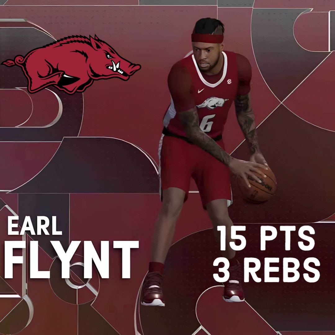 Another strong finish from freshman guard Earl Flynt. He finished with 15 pts and 3 rebs as The Razorbacks move to 2-0 after last night win over Kentucky.