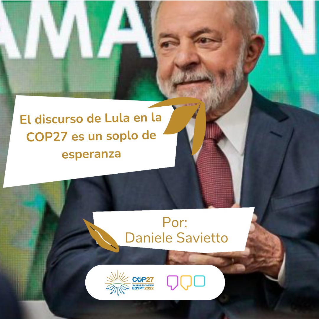 AjinEspanol's tweet photo. #COP27 l Un discurso 🗣️ esperanzador el del presidente entrante de Brasil 🇧🇷 Luiz Inácio Lula da Silva en la COP27 en cuanto a los compromisos del gobierno con la acción climatica ✊🏼 y la protección de la Amazonía 🌱. 

Encuentra más información en este nuevo artículo 📝. https://t.co/9oL4hC6Bws