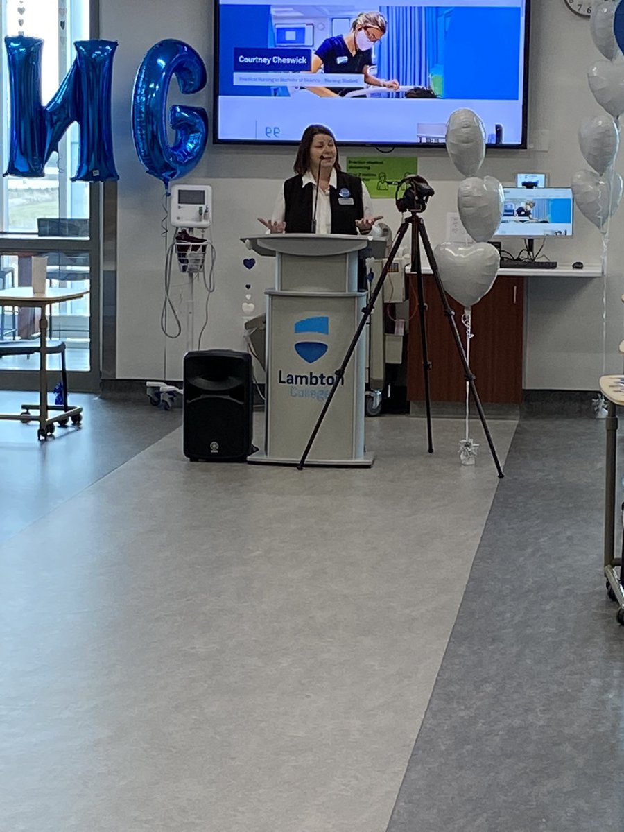 Lambton College is full of energy at Open House today! Bluewater Health and @LambtonCollege sharing the exciting partnership and collaboration we have together. This could be your classroom!