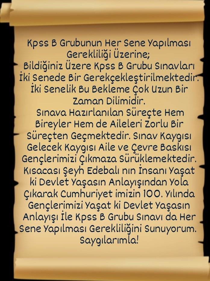 zaferardaa's tweet photo. #osymsessizkalma #lafagelince
Kpss B Grubu Sınavı Her Sene Gerçekleştirilmelidir. Alımlar Hakkaniyetli,Liyakata Dayalı Şaibesiz Olmalıdır.  SN @RTErdogan @meral_aksener @kilicdarogluk @umitozdag https://t.co/VyFdv3vpG5