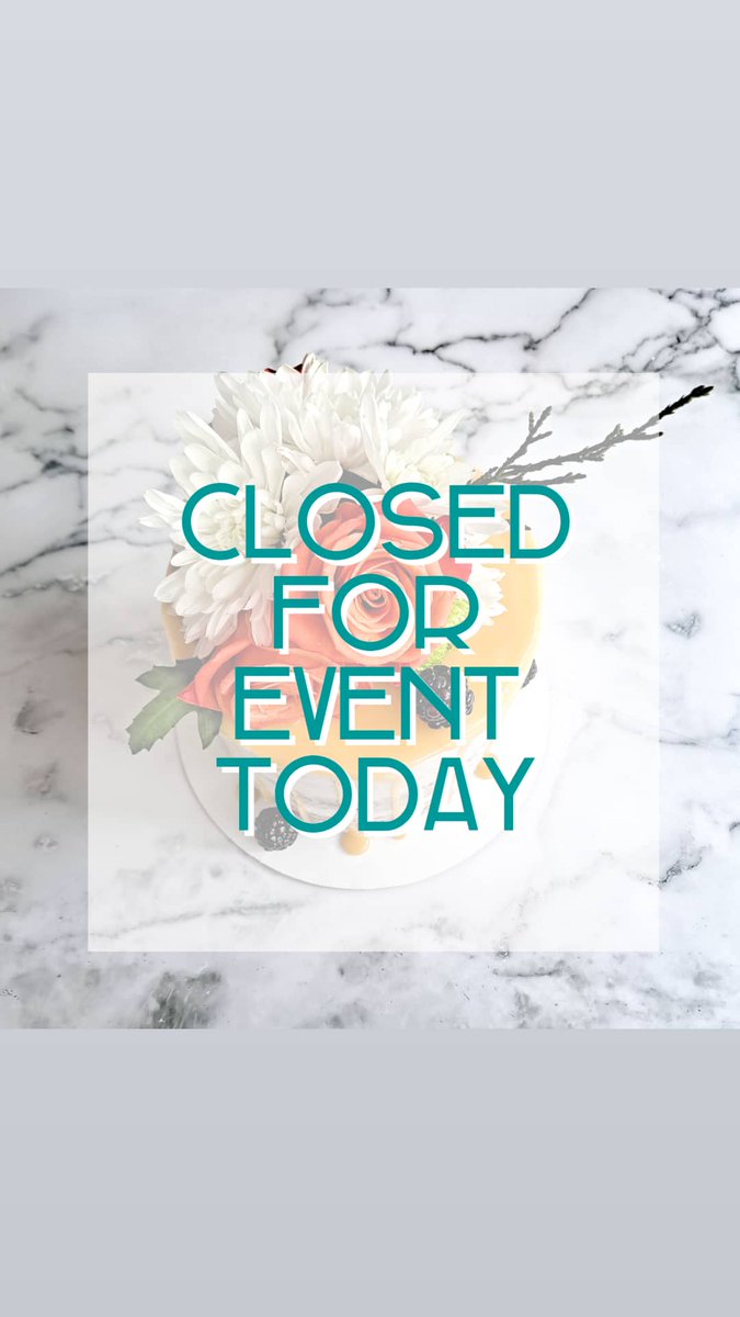BakedWright's tweet photo. As a reminder, the shop will be closed due to an event booking. We will reopen tomorrow at 2 locations tomorrow (Sunday). 1. Our shop (2792 E. Point Street, Suite 111, East Point) and 2. East Point City Hall. 

We hope to see you all there. We'll surely miss you all today. https://t.co/C9VbJR1HeB