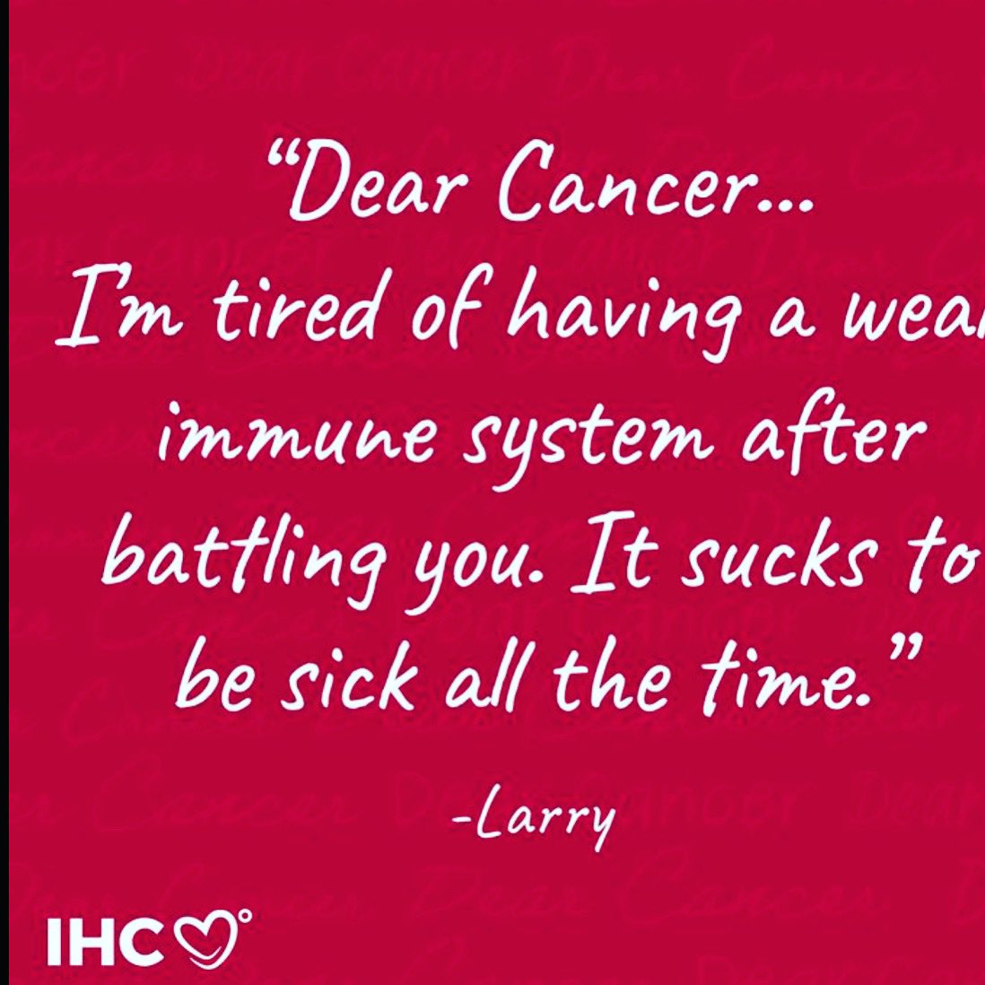 DAI46304679's tweet photo. Dear Cancer….. 💯 https://t.co/0bEoD0X1Hb