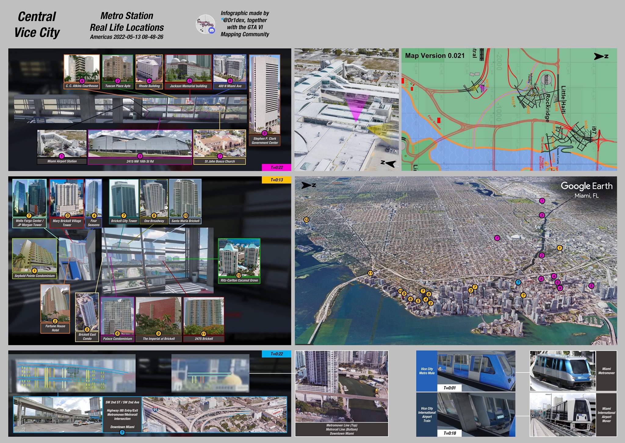 GTA 6 NEWS & LEAKS on X: Some others GTA 6 Map Locations Vs Real Life.  Credits. Dr1dex and the GTA VI Mapping Community.   / X