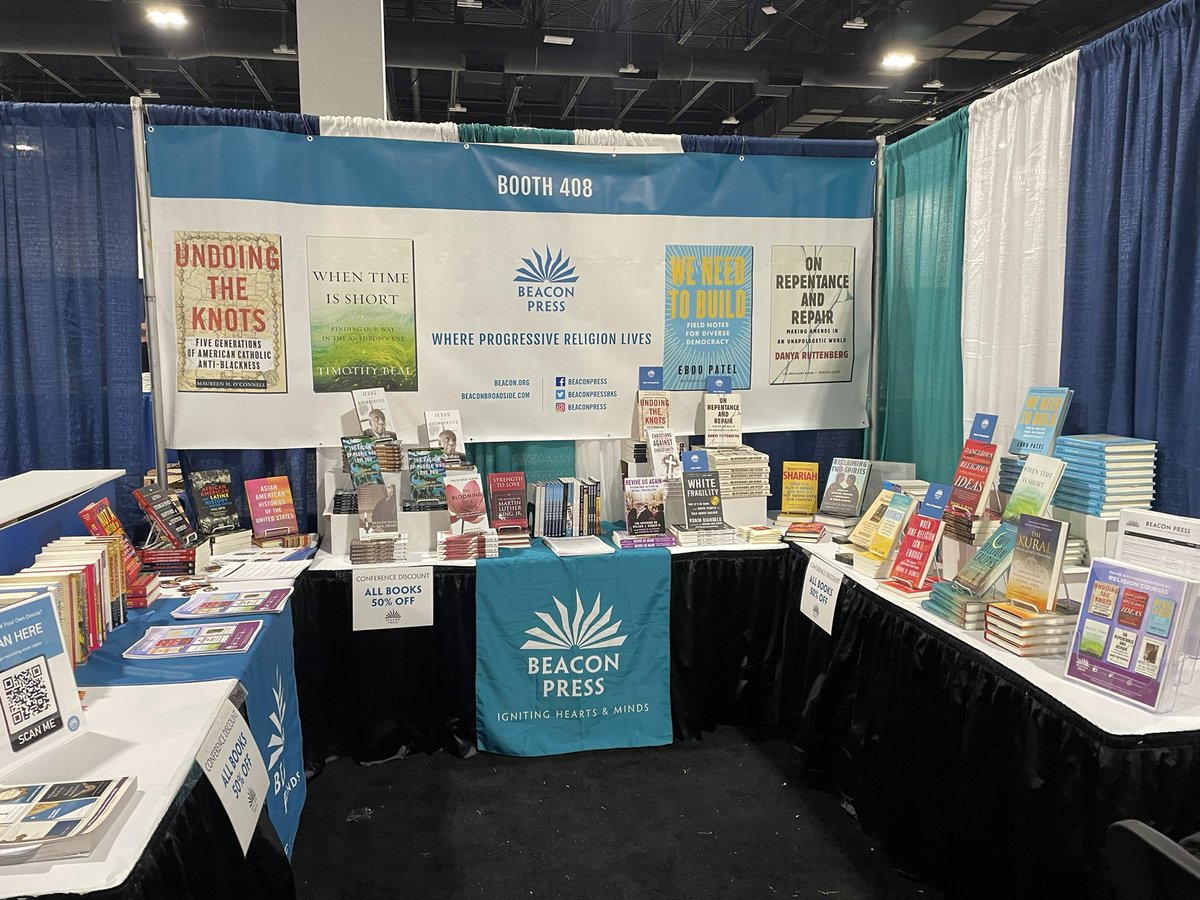come see @BeaconPressBks at #sblaar22! You’ll need to stock up on books to read when twitter implodes - and they’re all 50% off.