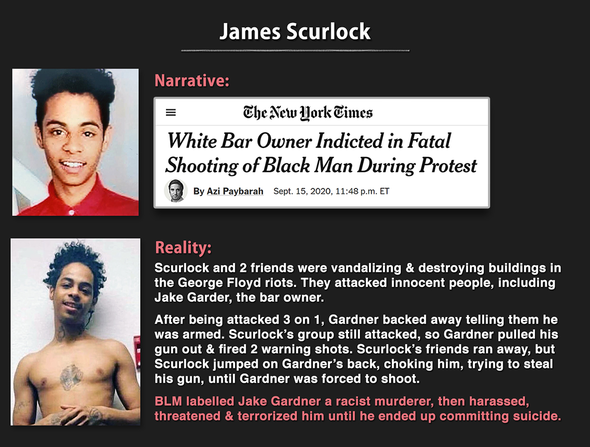 ExposeFakeNews4's tweet photo. The corrupt media lied about #JamesScurlock
#RIP #JakeGardner https://t.co/KVs4O7AkZl