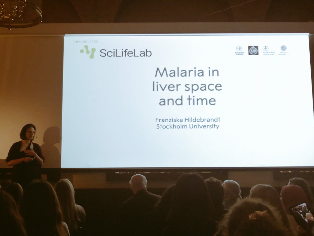 Franziska_HiBr's tweet photo. What a wonderful evening and opportunity to talk about my research on #malaria in the #liver in the @AnkarklevLab at the @NobelMuseum for the #ScienceToday series! https://t.co/OEAIaFP8Jk