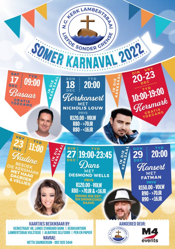 Hierdie Desember in Lambertsbaai. 
<a href="/BayLamberts/">Lamberts Bay Tourism</a> <a href="/NicholisLouw/">Nicholis Louw</a> <a href="/desmondwellssa/">Desmond Wells</a> <a href="/NadineNet/">Nádine</a> <a href="/CederbergTour/">Cederberg Tourism</a> <a href="/saeventsworld/">SA Events</a>