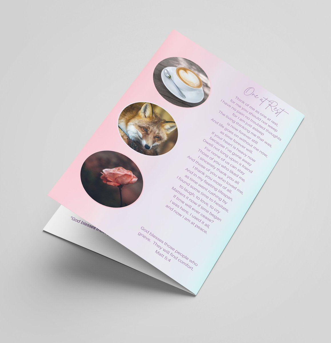 C_Lindorfer's tweet photo. Pastel Gradient Funeral Program Template, memorial Keepsake, Obituary Template, Order of Service, Funeral Announcement, Celebration of life https://t.co/5pJ67069Lm #funeralprogram #celebrationoflife #memorialtemplate #inlovingmemory #obituaryprogram #funeraltemplate https://t.co/EJoPCDGLqR