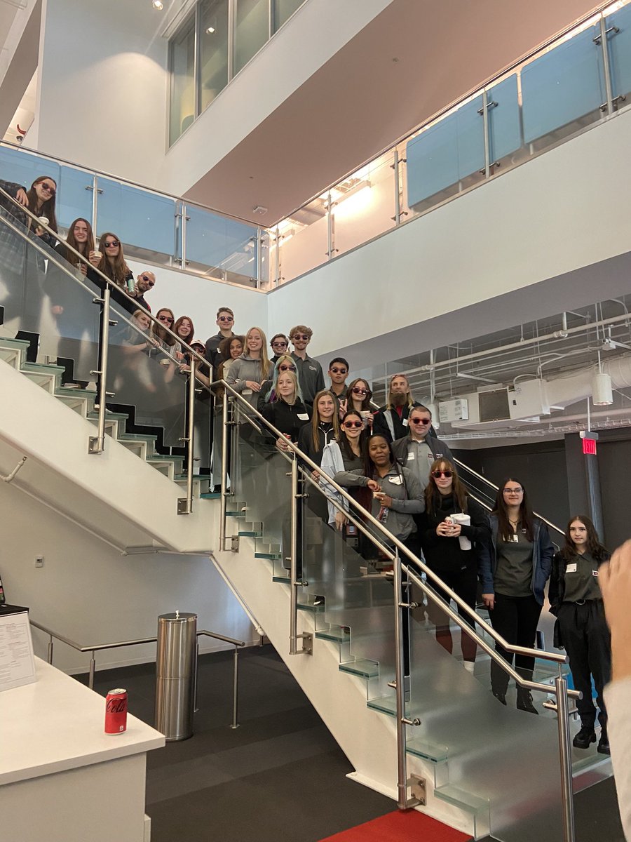 Thank you to Red Hat for welcoming our Adobe Digital Media Academy students into their space and exposing our students to careers in the industry! #atlifeatredhat