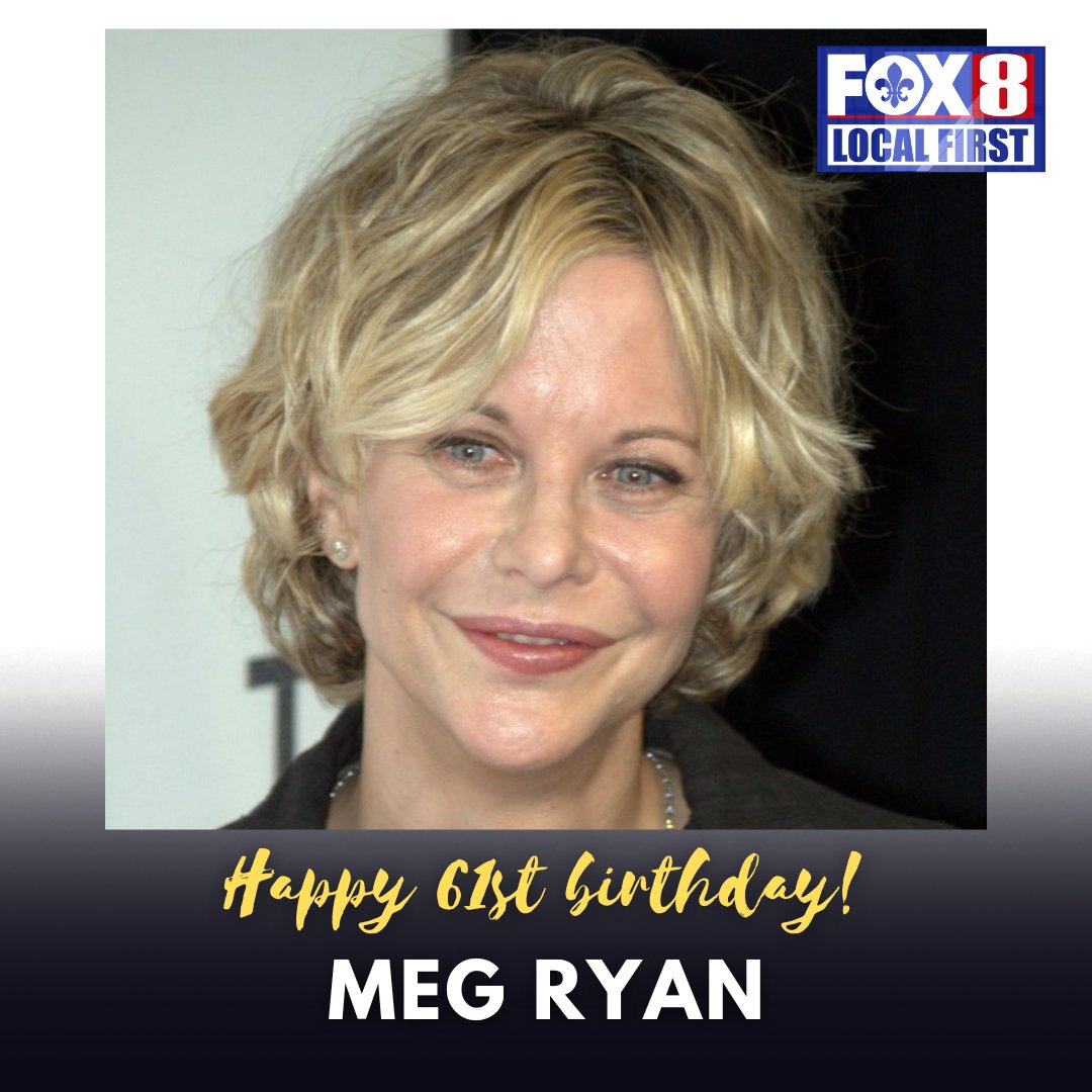 Happy birthday to Meg Ryan, who turned 61 today! 