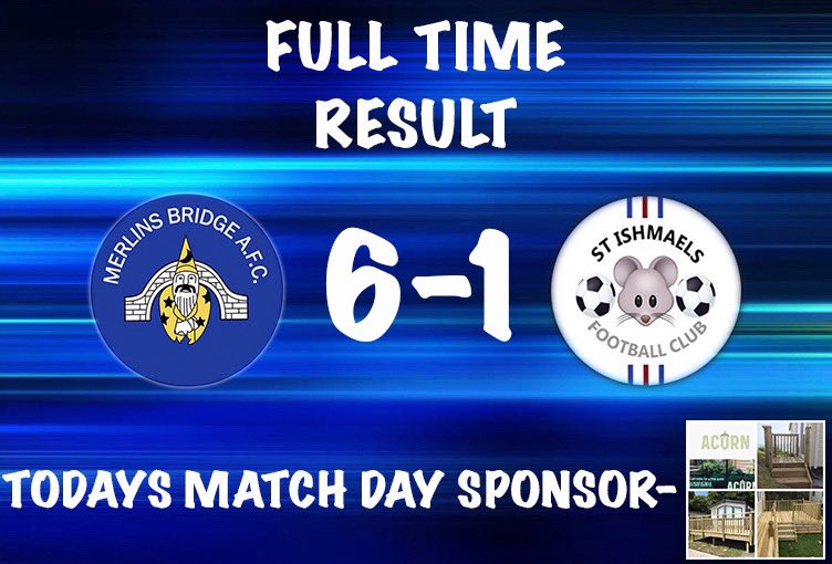 🔵FULL TIME RESULT🔵

1st Team secure all 3 points against St Ishmaels this afternoon &amp; make it 7 league wins on the bounce. 

Well Done Lads! 👍🏼👏🏼🔵⚽️🔵

Our Goal Scorers Today! 

<a href="/jleahy92/">Joe Leahy</a> ⚽️⚽️⚽️🔥
<a href="/samchristopher5/">sam christopher</a>⚽️⚽️
<a href="/divry/">Matthew DIvry</a> ⚽️ 

#Wizards🔵⚽️🔵