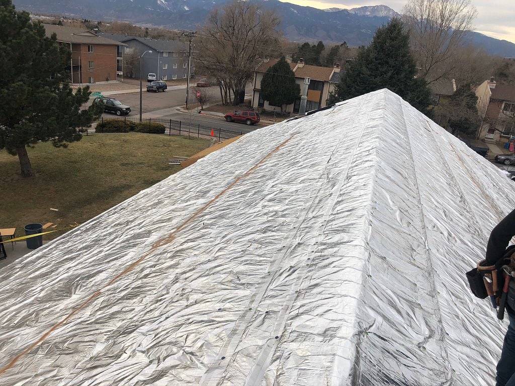 Divine Roofing provides emergency roofing services. If your roof is damaged in a storm or is leaking, we can help. divineroofinginc.com   #coloradosprings #roofingcompany #bestroofingcompany #roofinginspection #commercialroofing #roofinstallation #shingleroofing #metalroofing