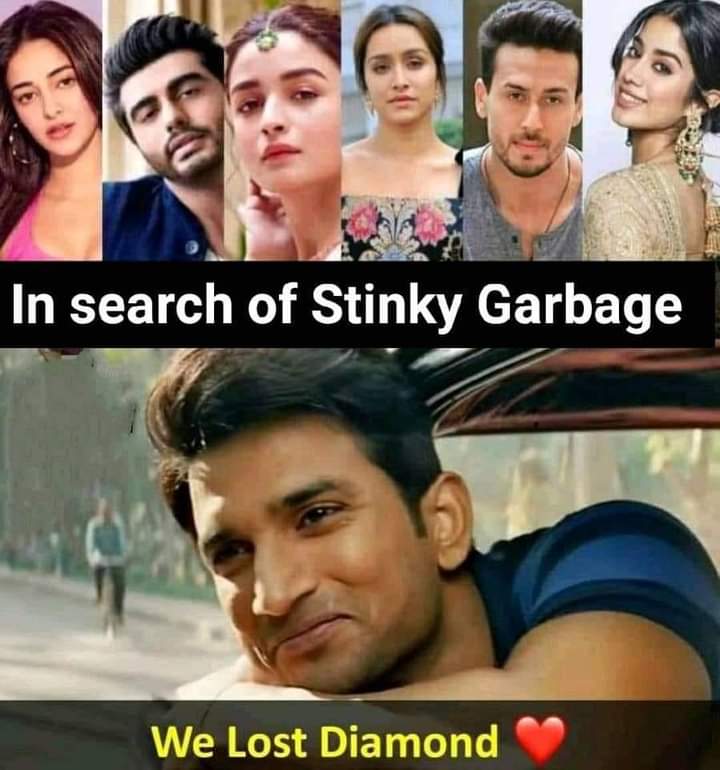 M89Rakesh's tweet photo. This pic says it all.

#BoycottbollywoodCompletely
Sushant Singh Rajput's Murder A Mass Awakening.

SSR Hinted Bollywood Collapse https://t.co/kfaUCmrR3R