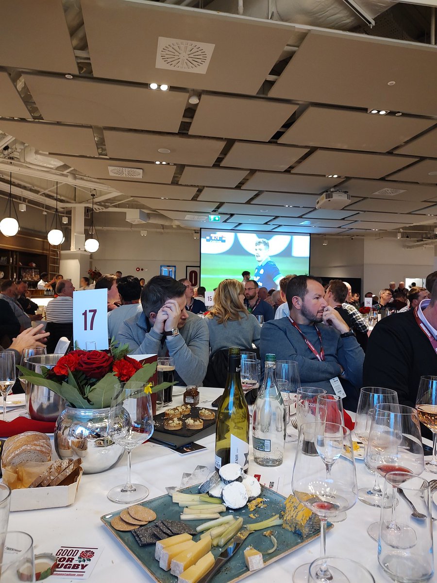 Twickenham for lunch and game. V excited.